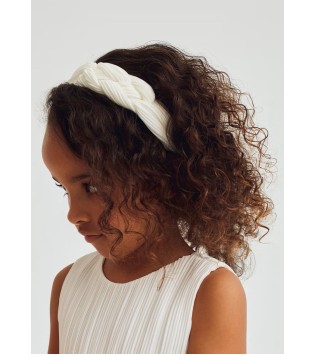 Abel & Lula Στέκα Γάζα Πιέτες Κρεμ