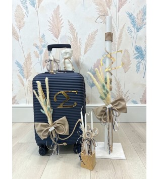 Σετ Βάπτισης Boho Μονόγραμμα Σετ Βάπτισης Boho Μονόγραμμα