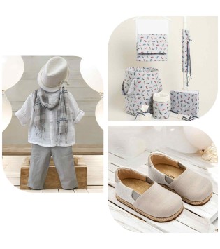 Πακέτο Βάπτισης Αυτοκινητάκια Γκρι