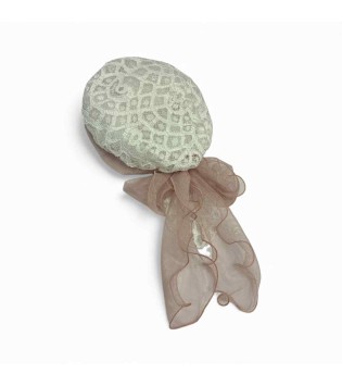  Μπαντάνα Δαντέλα Τούλι Dusty Pink