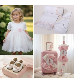 Πακέτο Βάπτισης Νεράιδα Ροζ