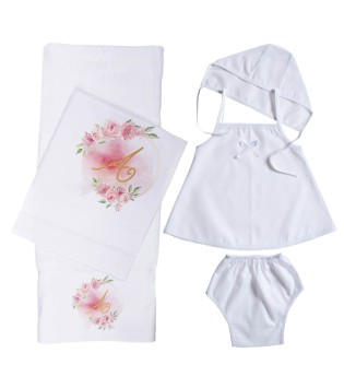 Σετ Λαδόπανα Μονόγραμμα Κορίτσι