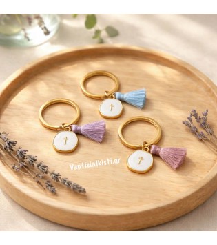 Μαρτυρικό Μπρελόκ Χρυσό Φυλαχτό Με Σμάλτο