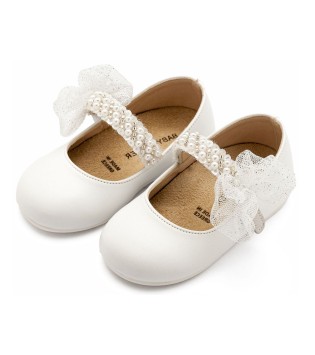 Babywalker Γοβάκι Μονή Μπαρέτα BS3596-WHITE Babywalker Γοβάκι Μονή Μπαρέτα BS3596-WHITE