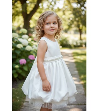 Βαπτιστικό Φόρεμα "Pearl Dream" - Ιβουάρ