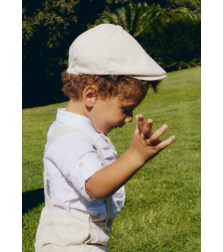 Abel & Lula Καπέλο Μπερές Λινό