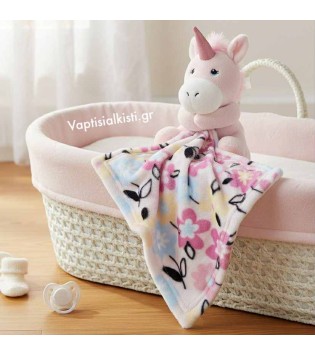 Λούτρινο Ζωάκι Με Πανάκι Παρηγοριάς Unicorn