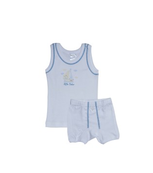 Pretty Baby Σετ Εσώρουχα Φανελάκι & Μποξεράκι