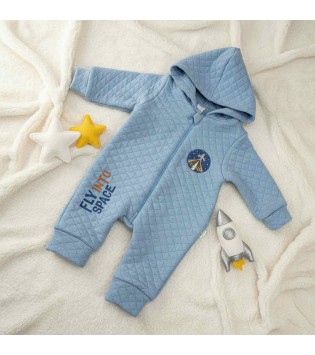 Βρεφικό Φορμάκι Φούτερ Τρίκλωνο Γαλάζιο Βρεφικό Φορμάκι Φούτερ Τρίκλωνο Γαλάζιο