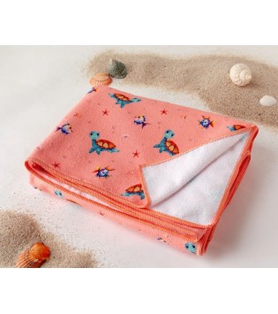 Πετσέτα Παραλίας Microfiber Tortuga Ροζ Πετσέτα Παραλίας Microfiber Tortuga Ροζ