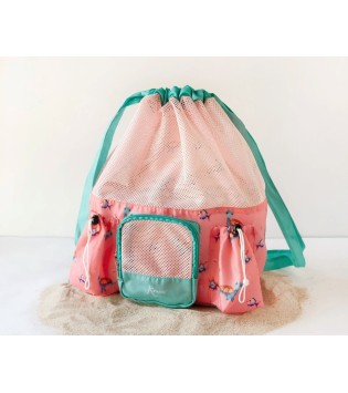 Αδιάβροχη Τσάντα Παραλίας Ροζ Χελώνες Αδιάβροχη Τσάντα Παραλίας Ροζ Χελώνες