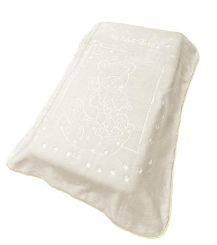 Κουβέρτα Βελουτέ Πολυτελείας Bebe Sweet Bear Ekrou Κουβέρτα Βελουτέ Πολυτελείας Bebe Sweet Bear Ekrou