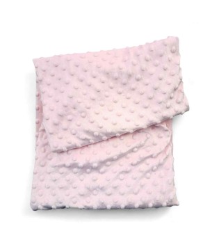 Βρεφικό Κουβερτάκι Βελουτέ Ροζ Βρεφικό Κουβερτάκι Βελουτέ Ροζ