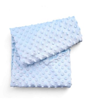 Βρεφικό Κουβερτάκι Βελουτέ Σιέλ Βρεφικό Κουβερτάκι Βελουτέ Σιέλ