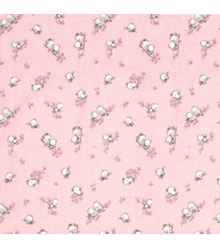 Πάνα Φανέλα Bebe Birds Pink Πάνα Φανέλα Bebe Birds Pink