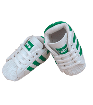 Βρεφικά Sneakers Αγκαλιάς Ρίγα Πράσινη