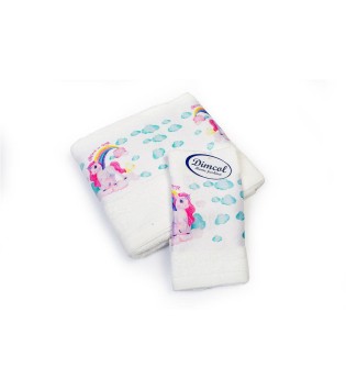 Σετ Πετσέτες Bebe Magic Unicorn White Σετ Πετσέτες Bebe Magic Unicorn White