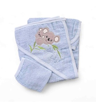 Κάπα Μπουρνούζι Με Κουκούλα Και Γάντι Μπάνιου Panda Κάπα Μπουρνούζι Με Κουκούλα Και Γάντι Μπάνιου Panda