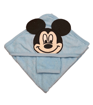 Βρεφική Πετσέτα Με Κουκούλα "Mickey"