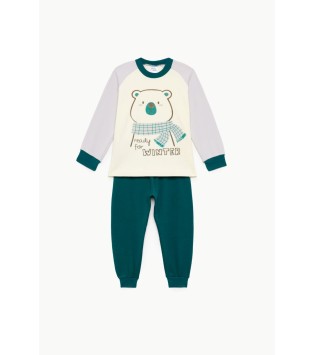 Pretty Baby Πυζάμα Χειμερινή Τύπωμα Winter