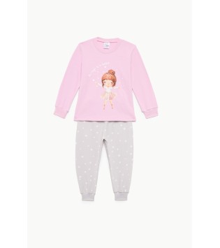 Pretty Baby Πυζάμα Χειμερινή Τύπωμα Ballet