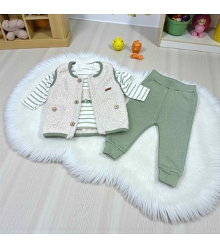 Βρεφικό Σετ 3 Τμχ Mint Βρεφικό Σετ 3 Τμχ Mint