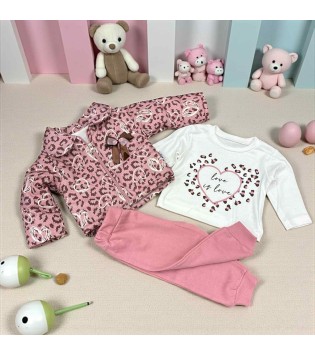 Βρεφικό Σετ Φόρμας Με Μπουφάν 