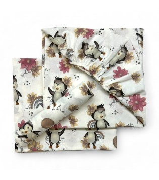 Σετ Σεντόνια Κούνιας Penguin Σετ Σεντόνια Κούνιας Penguin