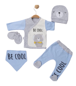 Σετ ρούχων για νεογέννητο "Be Cool"
