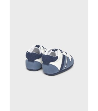 Mayoral Παπουτσάκια Αγκαλιάς Λευκό-Μπλε Mayoral Παπουτσάκια Αγκαλιάς Λευκό-Μπλε