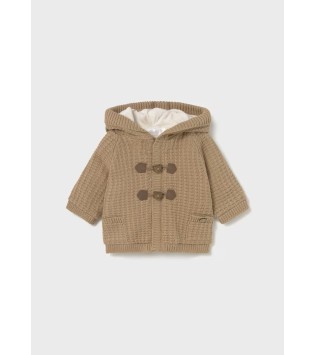 Mayoral Ζακέτα Με Κουκούλα Μπεζ