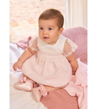 Mayoral Φόρεμα Αμπιγιέ Ροζ