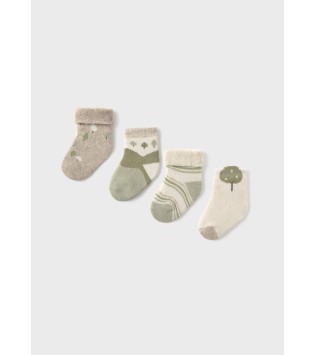 Mayoral Βρεφικά Καλτσάκια Σετ 4 Salvia Mayoral Βρεφικά Καλτσάκια Σετ 4 Salvia